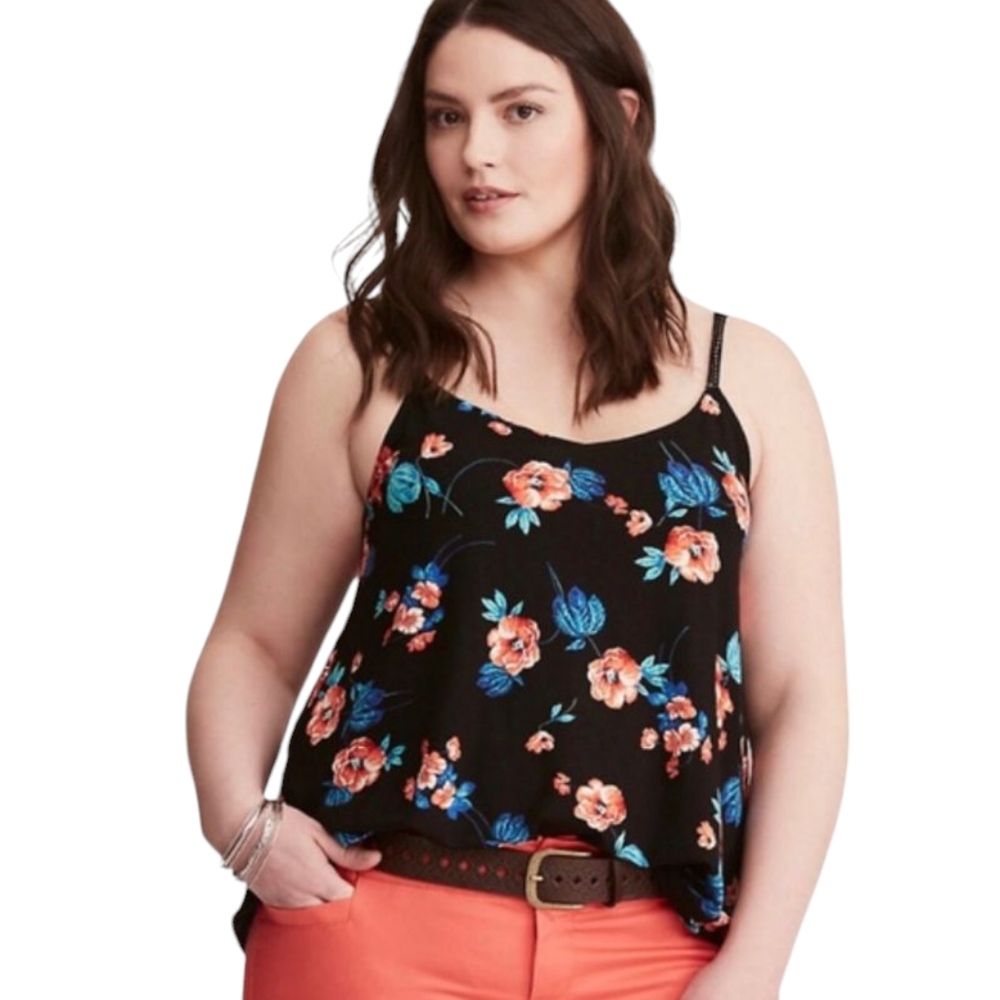 Torrid Floral Cami Size 4